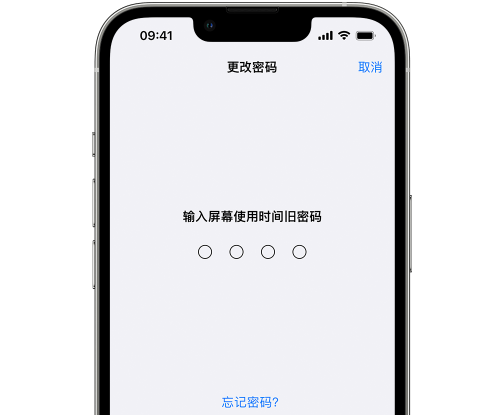 雷鸣镇iPhone屏幕维修分享iPhone屏幕使用时间密码忘记了怎么办 