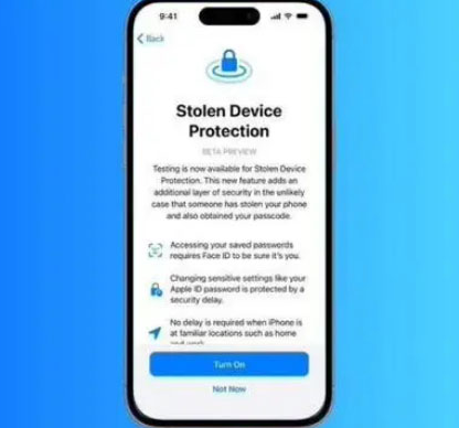 雷鸣镇苹果授权维修店分享被盗设备保护功能开启方法 